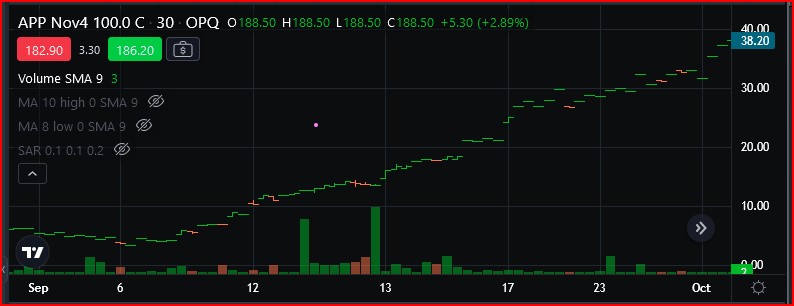 APP Nov 15, 2024 call option