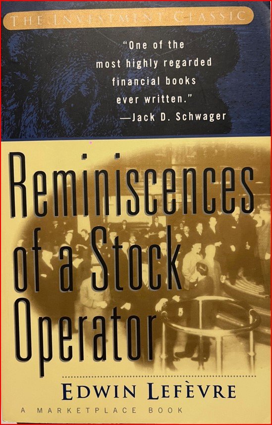 Reminiscences of a stock operator - book cover